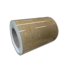 3D Wood Printed Coil 0.4mm Thickness PPGI Coils Color Coated Steel Roll PPGI Galvalume Coils